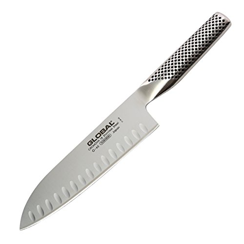 Global G-48 - 7 inch, 18cm Santoku Hollow Ground Knife  $63.96(48%off) & FREE Shipping