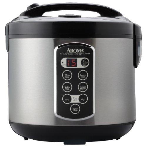 Aroma Professional 20-Cup (Cooked) (10-Cup UNCOOKED) Digital Rice Cooker, Food Steamer & Slow Cooker (ARC-2000ASB), only $24.99