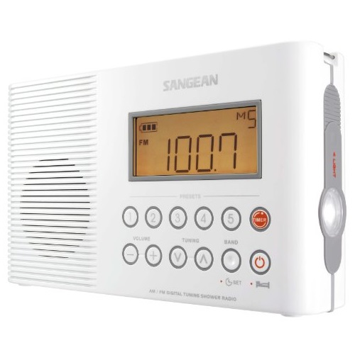 Sangean H-201 AM/FM Digital Shower Radio, only $49.99, free shipping