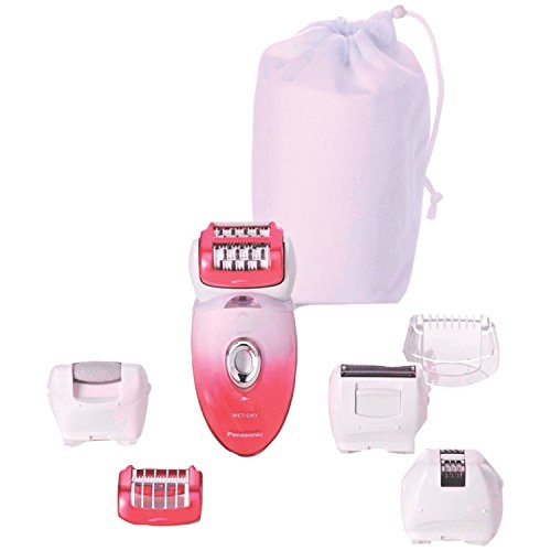 Panasonic ES-ED90-P Wet/Dry Epilator and Shaver, with Six Attachments including Pedicure Buffer for Foot Carer, only $44.88, free shipping