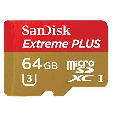 史低价！速抢！SanDisk闪迪Extreme Plus 64GB  SDXC闪存卡，带SD适配器，原价$159.99，现仅售$34.99。32GB款仅售$17.99