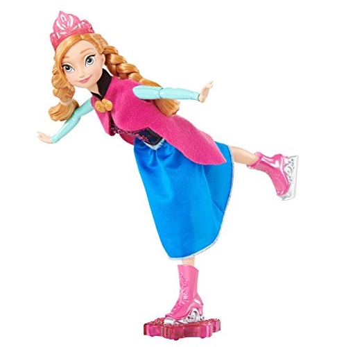 史低价！Disney 迪斯尼动画片《冰雪奇缘》滑雪的Anna 公主，原价$24.99，现仅售$12.98。Elsa公主款同价！