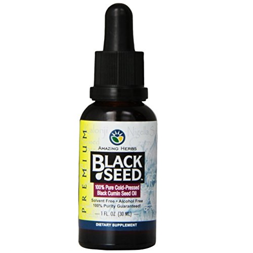 Amazing Herbs Black Seed Cold-Pressed Oil - 1oz, only  $4.39