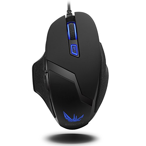  Etekcity® Scroll 6E 4000 DPI Wired USB Optical Gaming Mouse with 6 Programmable Buttons,Omron Micro Switches, only $12.99