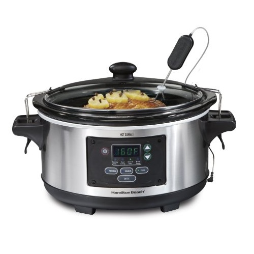 Hamilton Beach 33969A Set 'n Forget Programmable Slow Cooker, 6-Quart, only $34.99, free shipping