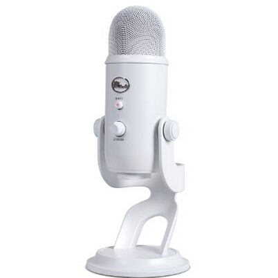 黑五價還在！Blue Microphones Yeti USB麥克風 白色款，原價$129.99，現僅售$89.00  ，免運費。多色同價！