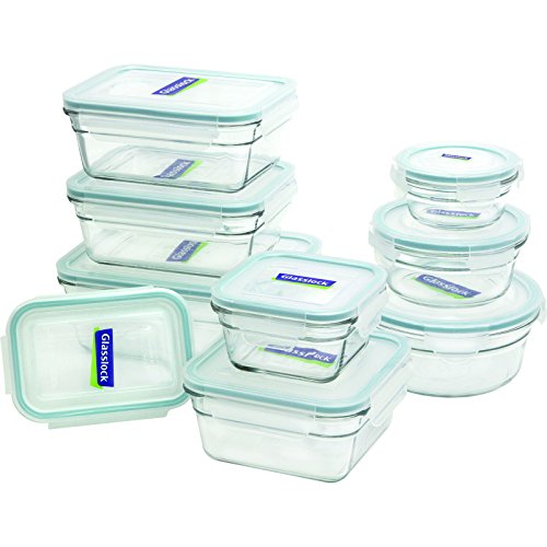 Glasslock 18-Piece Assorted Oven Safe Container Set, only $25.99, free shipping