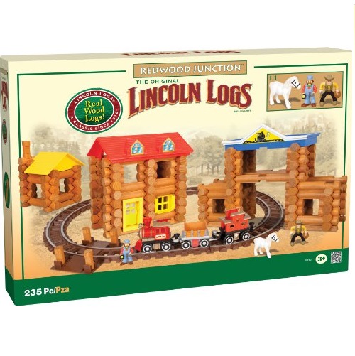 史低價！Lincoln Logs紅木小站創意積木，原價$69.99，現僅售$35.00，免運費