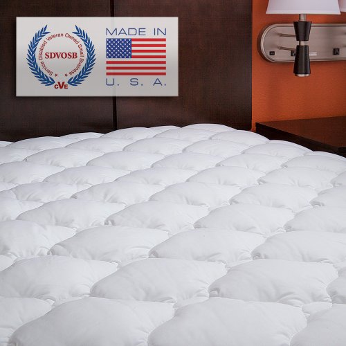 Extra Plush Double Thick Fitted Mattress Topper, Queen  $115.99 & FREE Shipping