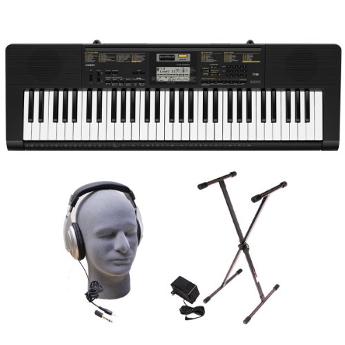 Casio Inc. CTK2400 PPK 61-Key Premium Portable Keyboard Package with Samson HP30 Headphones, Stand and Power Supply,List Price:	$239.89 Deal Price:	$109.99 & FREE Shipping