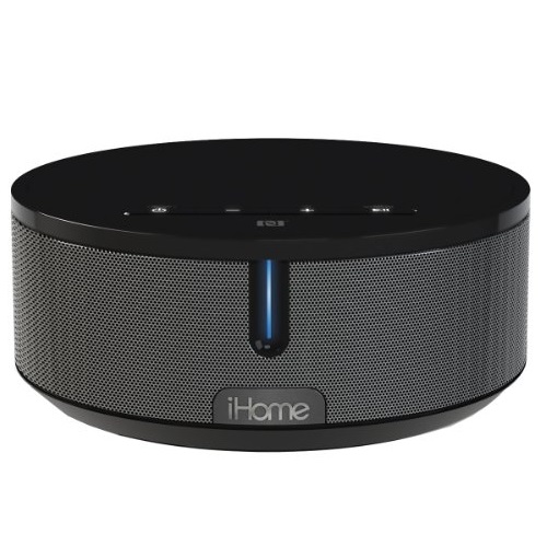 iHome iBN26G NFC Bluetooth Stereo System with Speakerphone (Gunmetal), only $44.93 , free shipping
