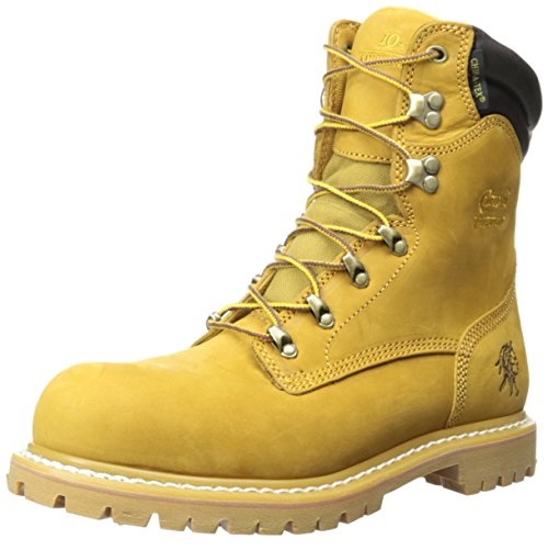 Chippewa Men's 8 Inch Golden Tan Nubuc Waterproof ST LQ Utility Boot, only $87.44, free shipping