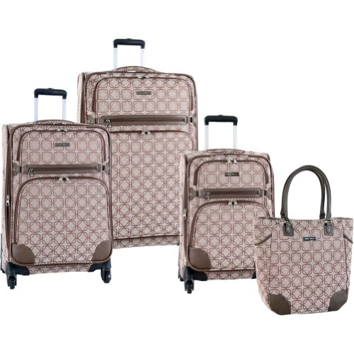 超值超贊，新低！Ninewest Luggage高檔行李箱四件套  原價$1,160.00  現折扣碼后只要 $183.11包郵