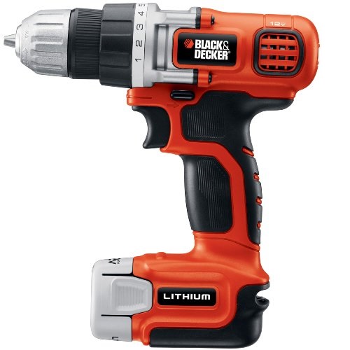 Black & Decker LDX112C 12-Volt MAX Lithium-Ion Drill/Driver with 1 Battery,only $34.99 