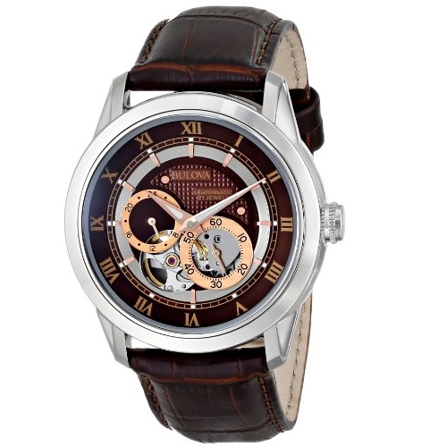 Bulova 寶路華 男士鏤空機械腕錶，原價$450.00，現僅售$197.29，免運費