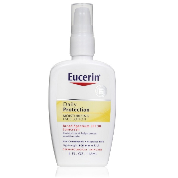 Eucerin 优色林 日用保湿防晒乳，4oz/瓶。原价$9.53，现仅售$6.25 。免运费