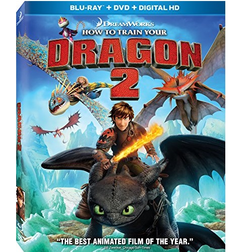电影《How to Train Your Dragon 2驯龙高手 2》，蓝光、DVD、高清数字格式，原价$38.99，现仅售$10.00