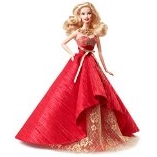 Barbie芭比娃娃2014年节日收藏款$14.99