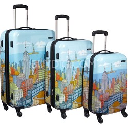 Buydig：速抢！Samsonite新秀丽 NYC Cityscapes 纽约风情系列 行李箱，三件套，原价$1,120.00，用折扣码后仅售$219.00，免运费。除NJ州外免税！