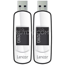 Lexar Black 128GB Jumpdrive S73 SuperSpeed USB 3.0 Flash Drive 2-Pack+ 32GB Lexar USB 3.0 Flash Drive, only $79.00 with free shipping