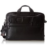Tumi Alpha 2 Compact Large Screen Laptop Leather Brief, Black, One Size $284 FREE Shipping