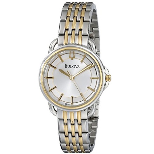 Bulova Women's 98L165 Dress Round Bracelet Watch, only $53.23, free shipping after using coupon code 