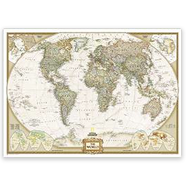 Amazon-World Executive [Mural] (National Geographic Reference Map) $56.16