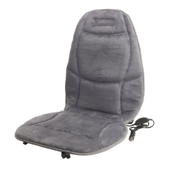 Wagan IN9438-2 12V Heated Seat Cushion with Lumbar Support (Gray Velour),$15.98 & FREE Shipping on orders over $49