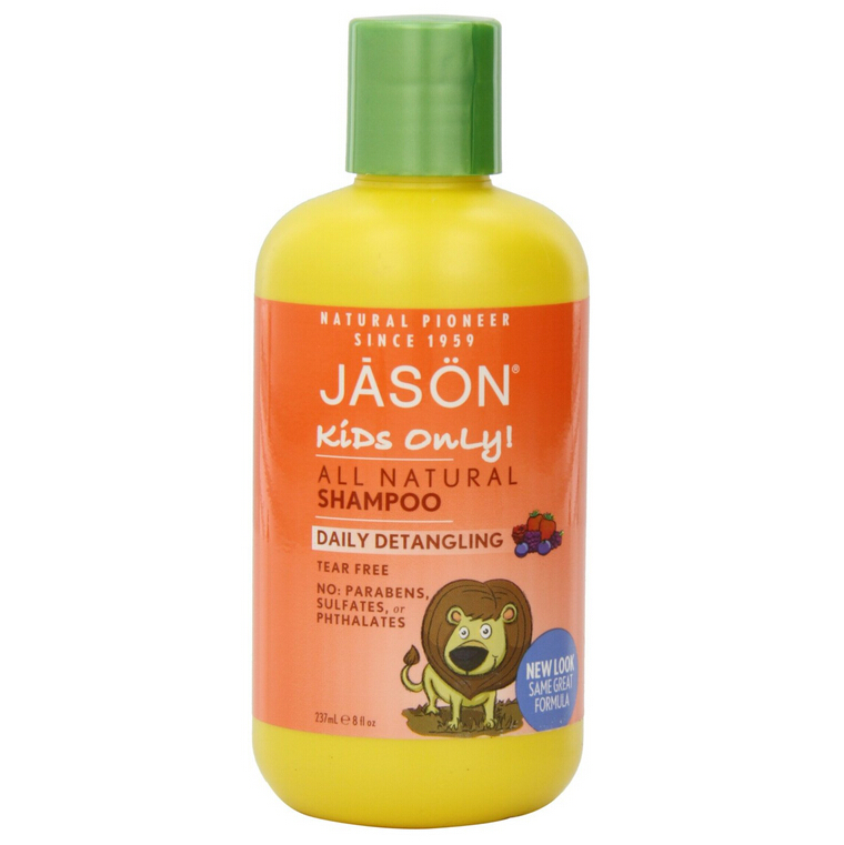 四星半好評！Jason兒童洗髮水,抵禦頭髮打結利器, 8盎司裝,現價$4.75 