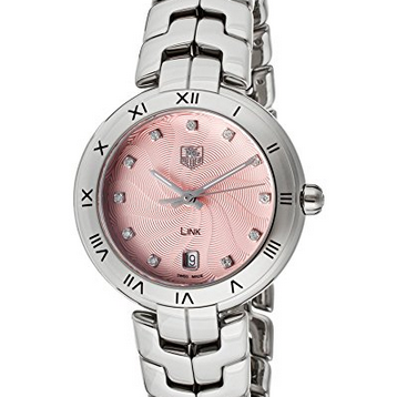 TAG Heuer WAT1313.BA0956Women's Diamond Pink Textured Dial Stainless Steel $1,794.99 (50%off)