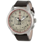 Timex Men's T2P275DH Intelligent Quartz Adventure Series Linear Indicator Chronograph Brown Leather Strap Watch $99.99 FREE One-Day Shipping