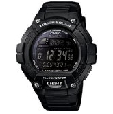 史低價！Casio卡西歐W-S220-1BVCF男士太陽能運動腕錶 $17.40