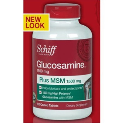 Schiff Glucosamine plus MSM Tablets, 400 Count  $12.99