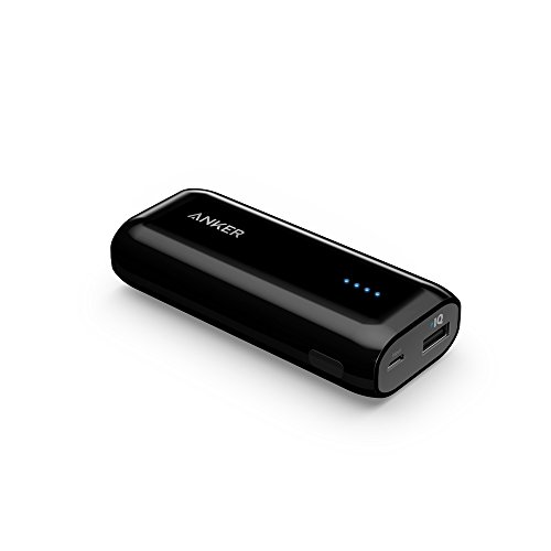 Amazon-Only $13.99 Anker® Astro E1 5200mAh Ultra Compact Portable Charger External Battery Power Bank with PowerIQ™ Technology for iPhone, iPad, Samsung, Nexus, HTC and More (Black)