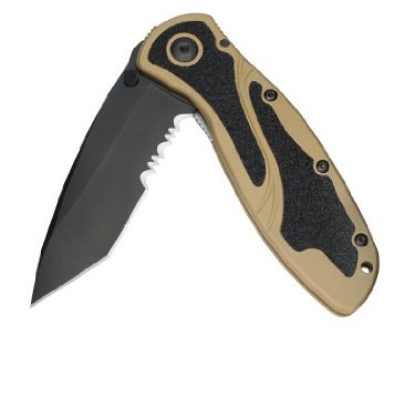 Kershaw Tanto Serrated Blur Knife with SpeedSafe, only $42.96, free shipping after automatic discount at checkout