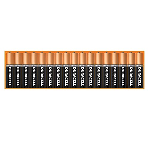 Duracell金霸王Coppertop 鹼性電池, AA, 34隻裝，點擊coupon后僅$10.41！
