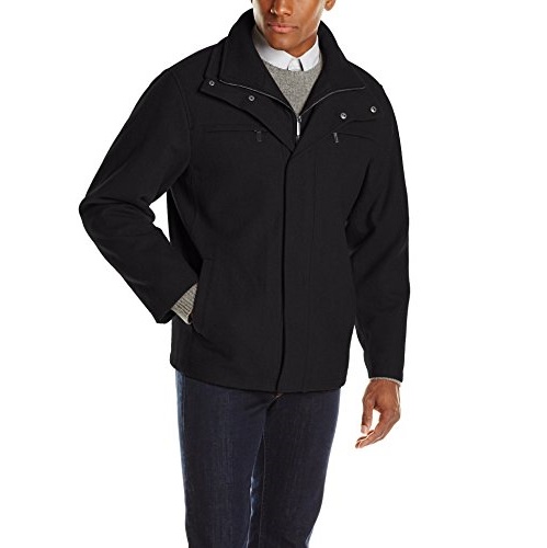 London Fog Men's Bethel Hipster Jacket with Wool Bib, only $59.96, free shipping