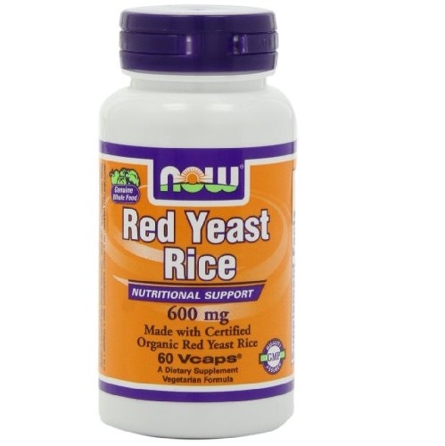 NOW Foods Supplements, Red Yeast Rice 600 mg, Made with Organic Red Yeast Rice, 60 Veg Capsules, only $8.61, free shipping after using Subscribe and Save service