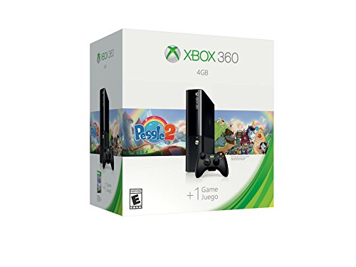 史低价！Xbox 360 4GB 游戏主机 +Peggle 2游戏套装，$129.99 免运费！