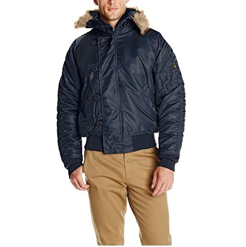 Alpha Industries Men's N-2B Bomber Jacket, only  $76.07, free shipping after  using coupon cod e