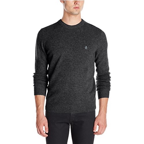 Original Penguin Men's Crewneck Hector Sweater with Elbow Patches, only  $31.15, free shipping after using coupon code 