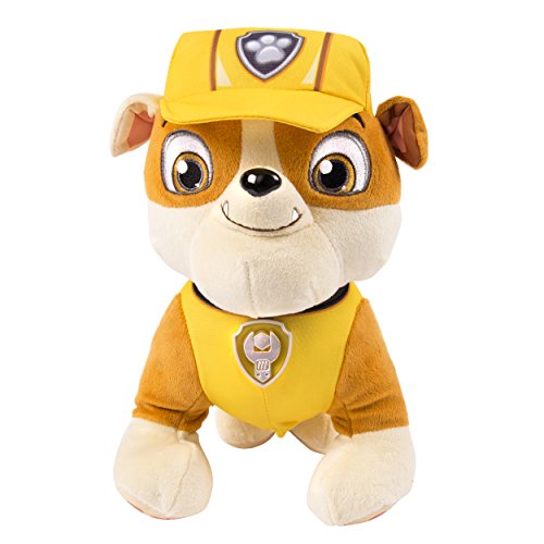 Paw Patrol Deluxe Lights and Sounds Plush - Real Talking Rubble, only $13.31