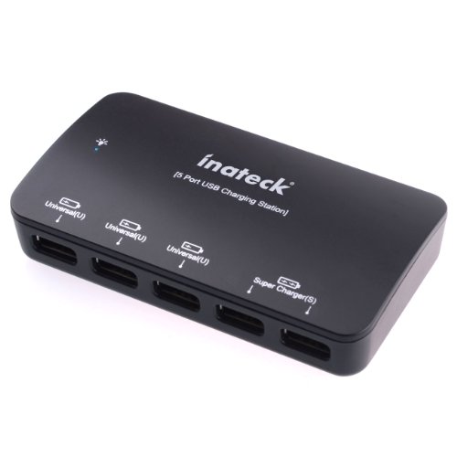 Inateck 5介面 35W USB桌面充電器 ，原價$39.99，現用折扣碼后僅$11.99！