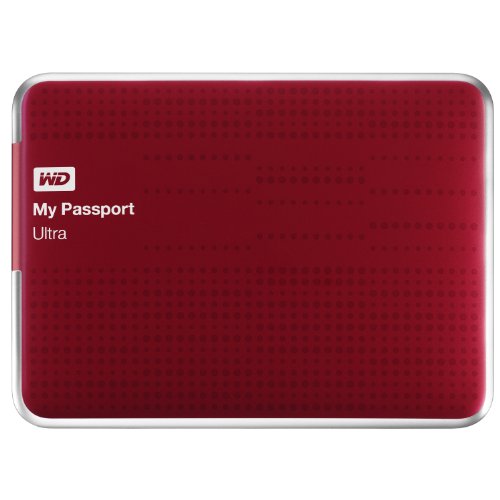 WD My Passport Ultra 1TB Portable External USB 3.0 Hard Drive with Auto Backup - Red, only $49.99, free shipping