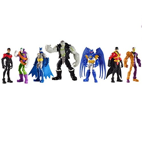史低價！DC Comics蝙蝠俠系列4寸玩偶，7隻套裝，原價$49.99，現僅售$18.37