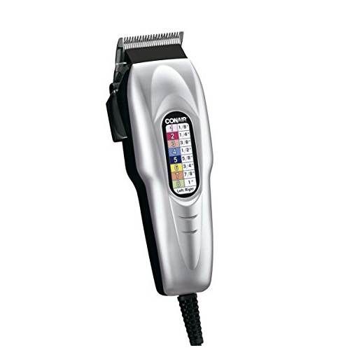 Conair 20-Piece Haircut Kit with Number-Coded Clipper and Easy-to-Read Chart,  only $14.99