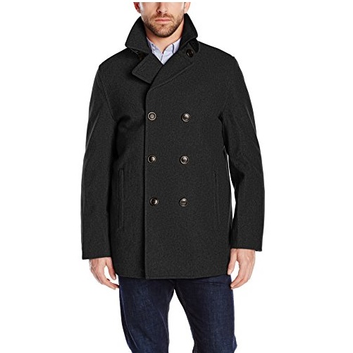 史低价！London Fog 伦敦雾男士双排扣大衣，原价$250.00，现仅售$66.25，免运费。五种颜色同价！