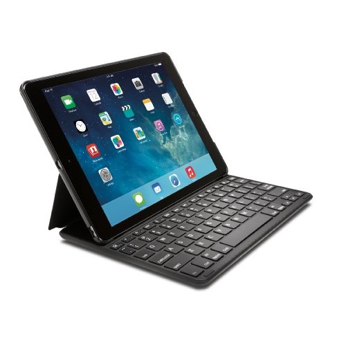 史低價！Kensington 肯辛通 KeyFolio 超薄帶藍牙鍵盤保護套，iPad Air專用，原價$89.99，現僅售$29.99，免運費。 