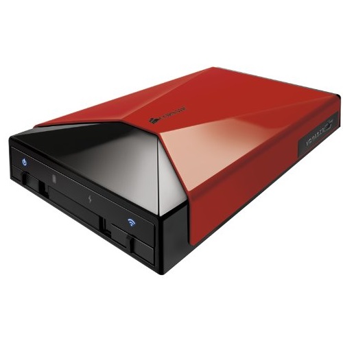 Corsair Voyager Air 1TB Wireless Mobile Storage With Ethernet (NAS), iOS and Android, RED (CMFAIR-RED-1000-NA), only $99.99, free shipping
