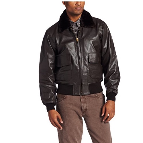 Alpha Industries Men's G-1 Leather Military Flight Jacket, only $179.95  free shipping
